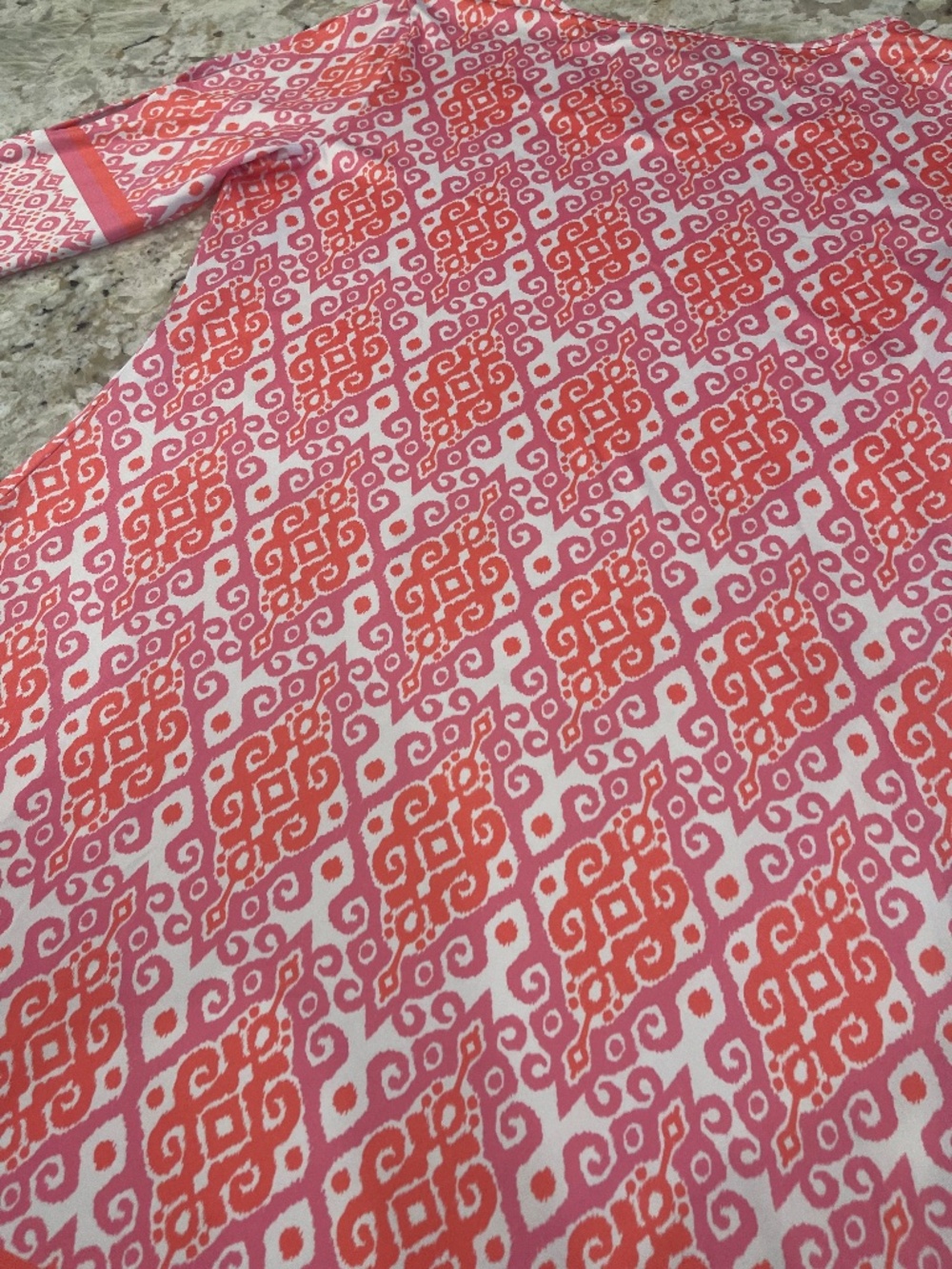 Charlie Paige Geometric Print Dress S Petite Summer Vibrant Beach Coastal - Picture 8 of 9
